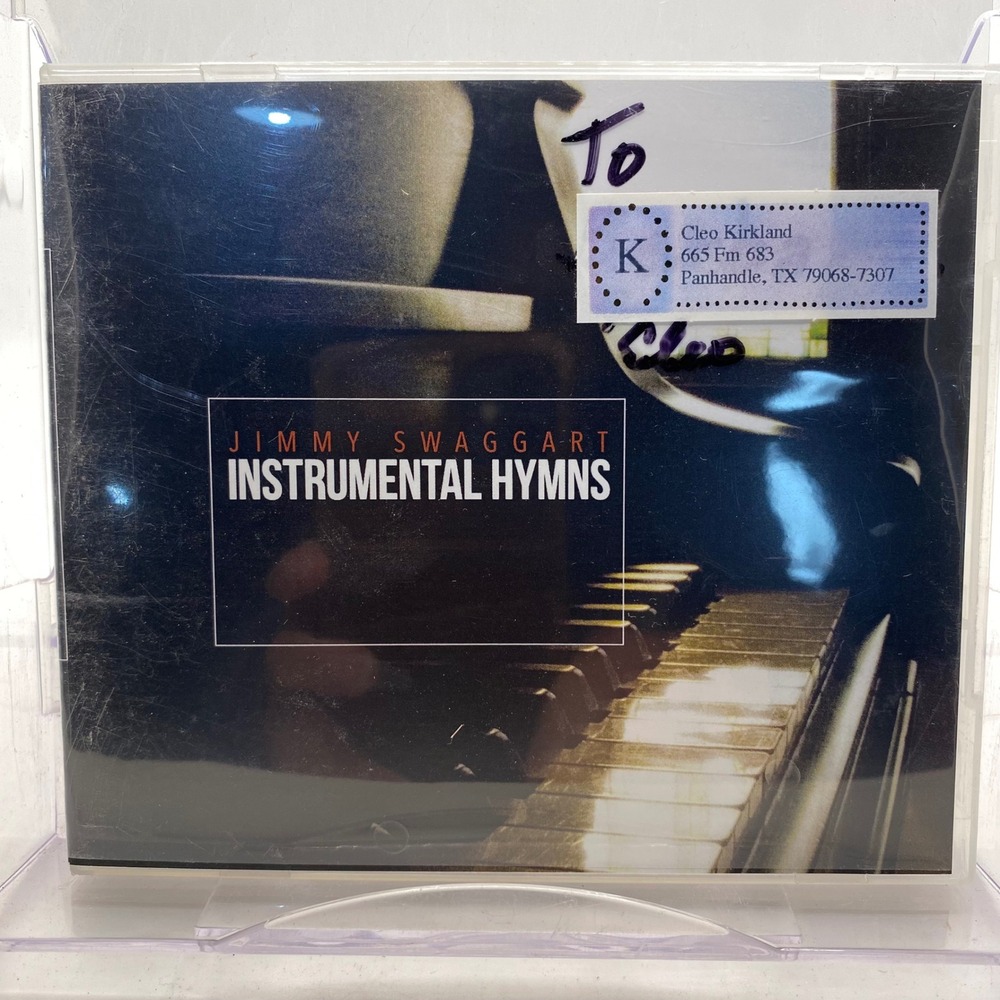 Jimmy Swaggart Instrumental Hymns CD 2016 Jim Records JIM 02-207 Piano Gospel‎